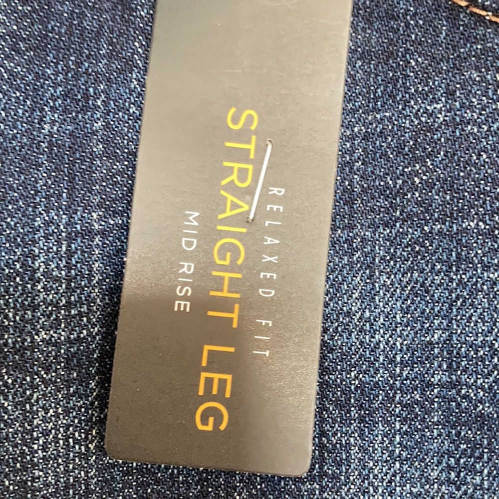 Lee jean midrise relaxed fit straight leg jean 16 short - Picture 4 of 17